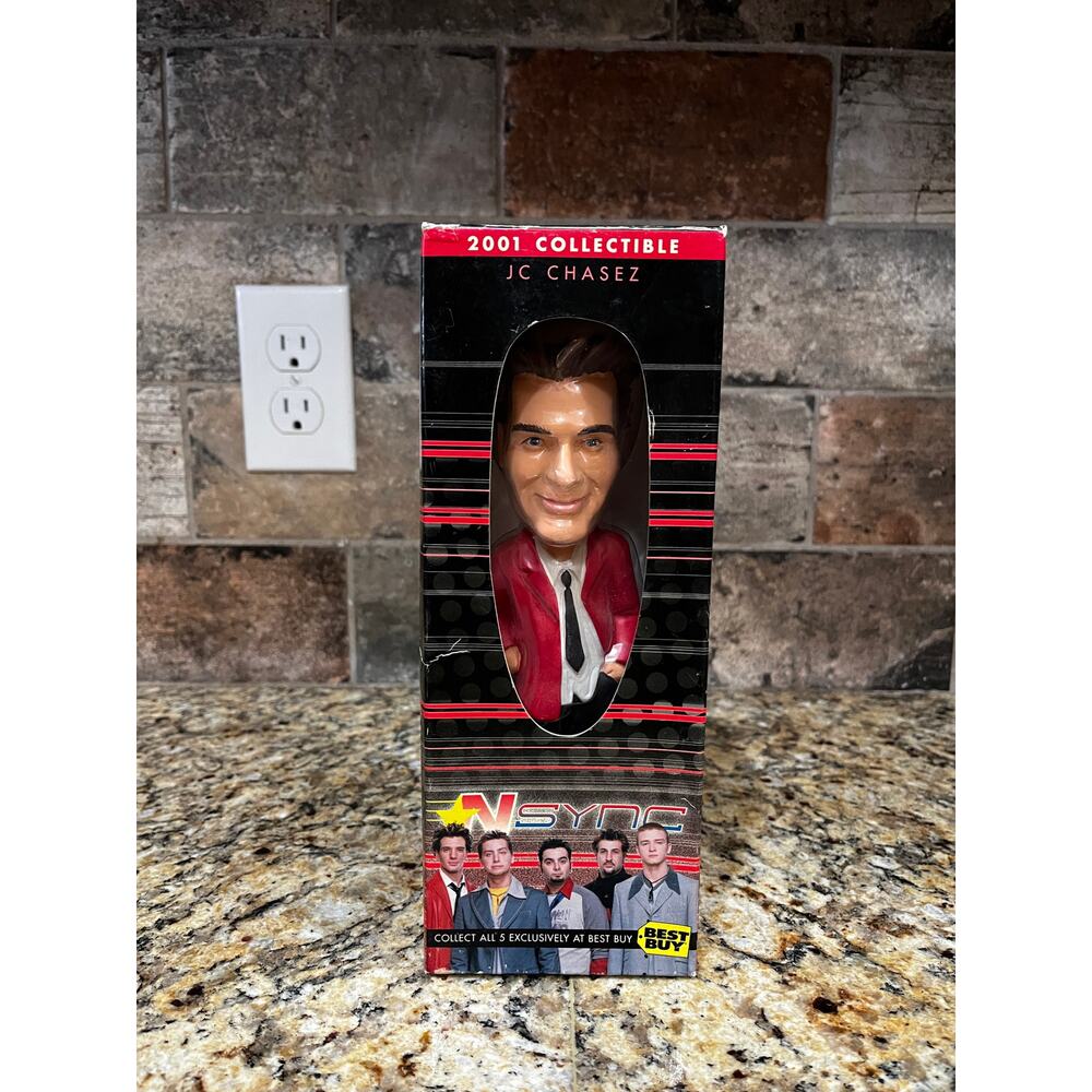 2001 Collectible JC Chasez Bobblehead Figure Marketing Best Buy N Sync NIB